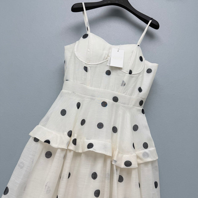 ZIMMERMANN 26 POLKA DOT SLIP DRESS STYLE 228