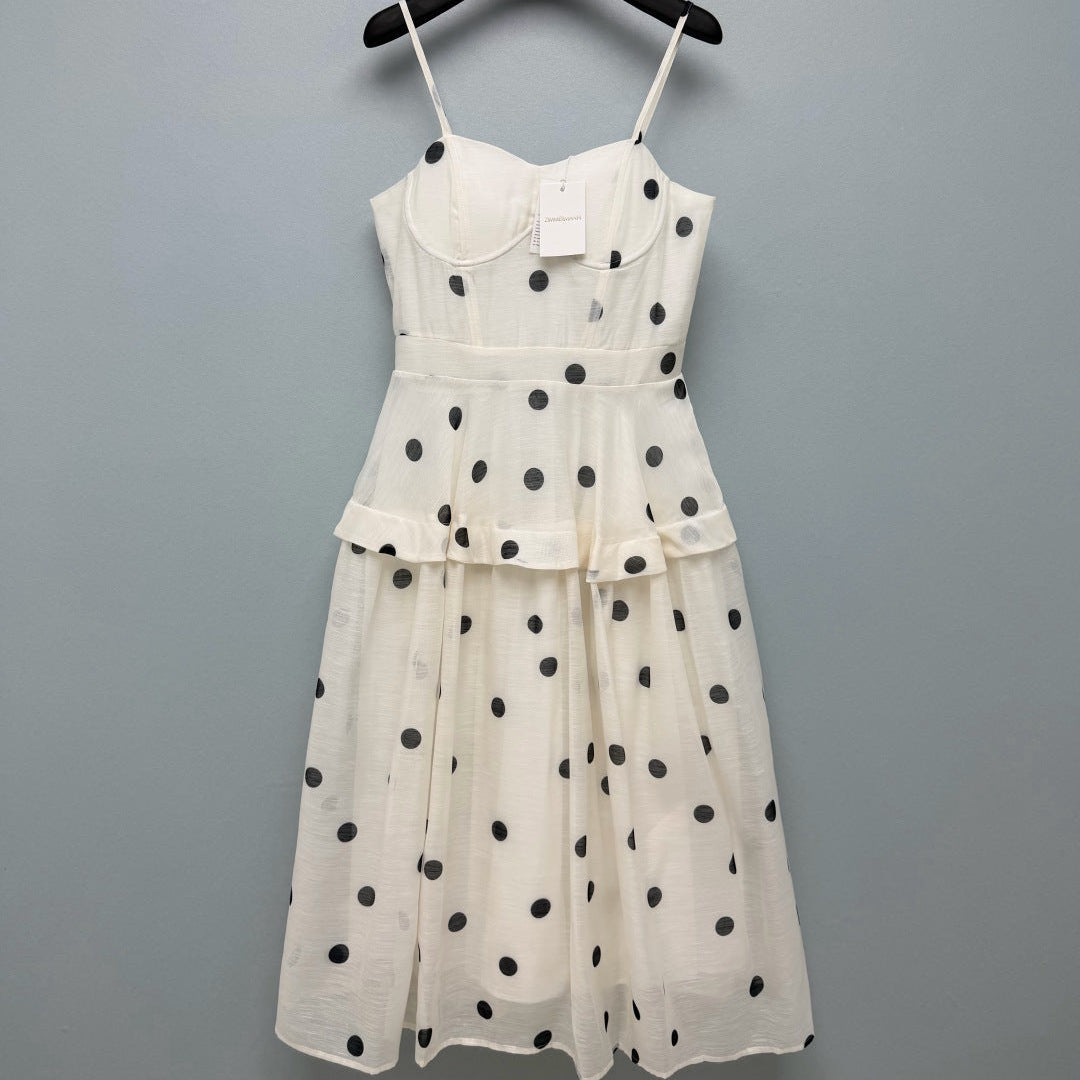 ZIMMERMANN 26 POLKA DOT SLIP DRESS STYLE 228