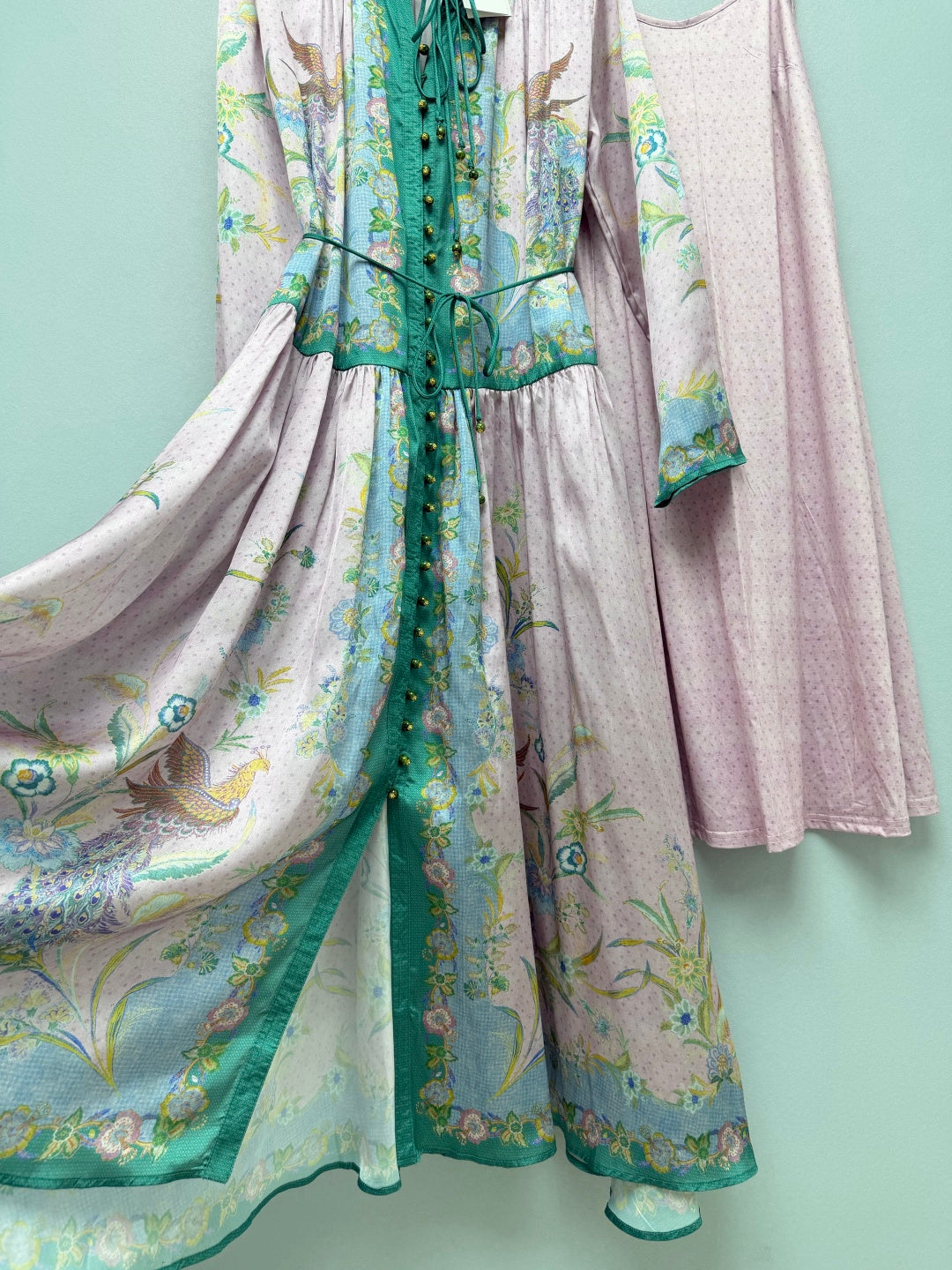 ZIMMERMANN 26 FLORAL PRINT LONG SLEEVE MIDI DRESS STYLE 226