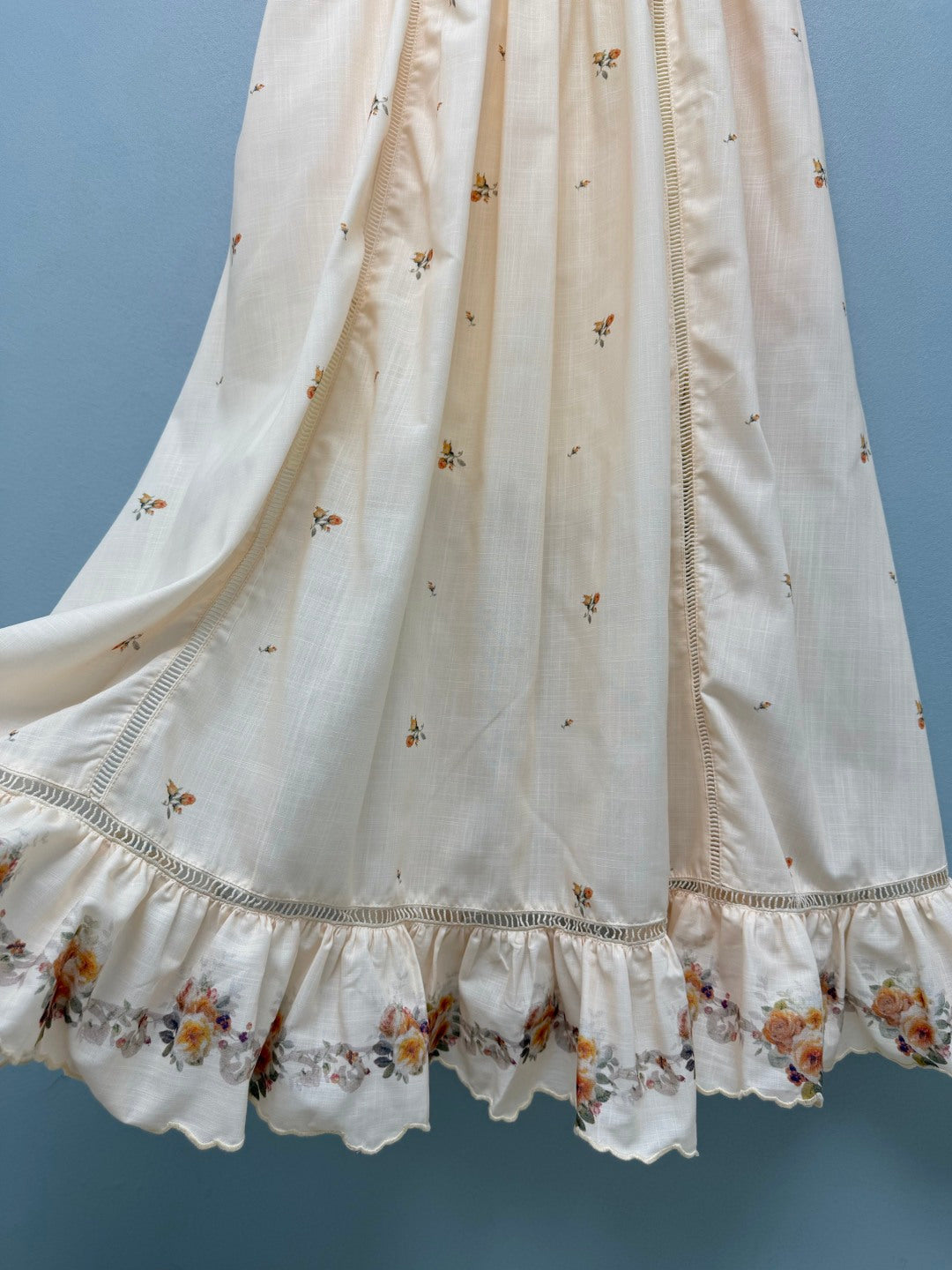 ZIMMERMANN 26 FLORAL TIE STRAP MIDI DRESS STYLE 223