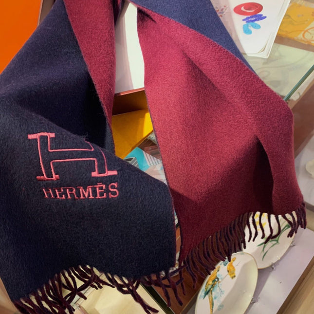 HERMES 25S SCARF 200 IN CASHMERE 856514