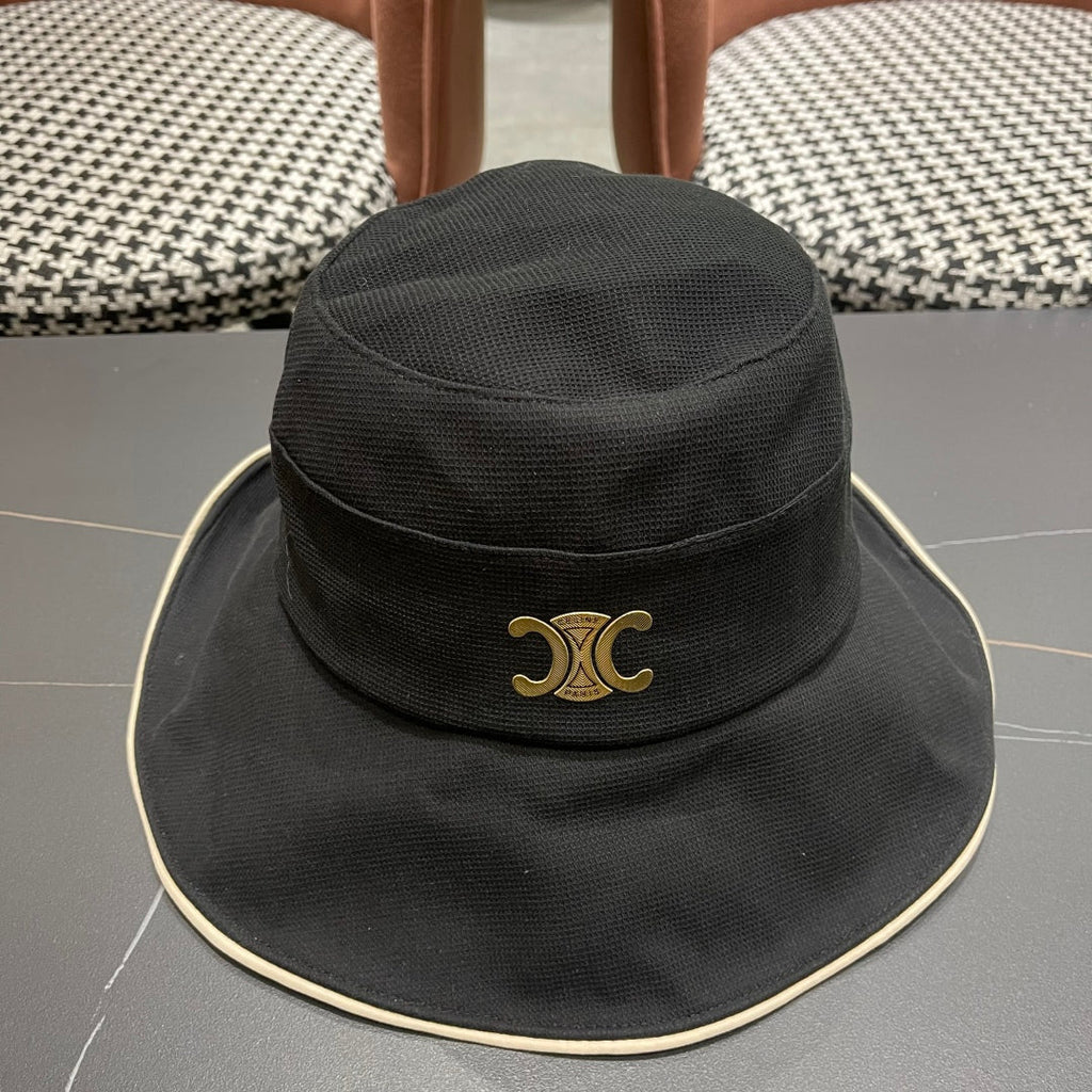 BUCKET HAT MODEL 650290 IN BLACK FABRIC