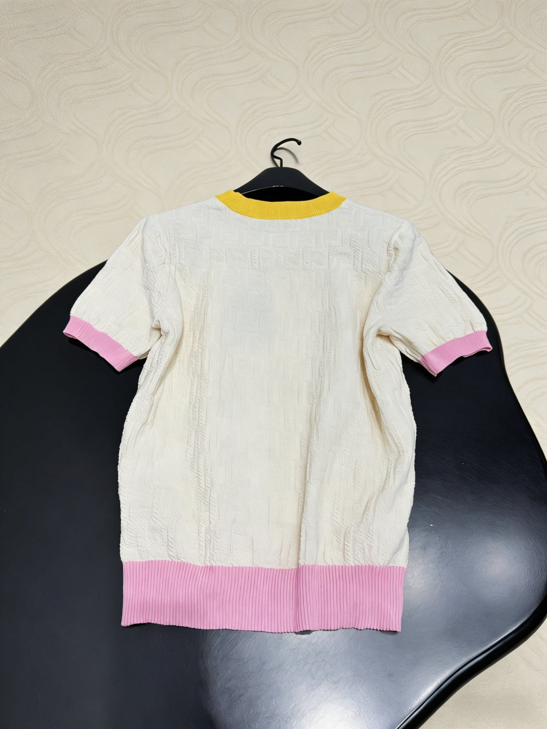 FENDI 26S SHORT SLEEVE KNIT T-SHIRT 140