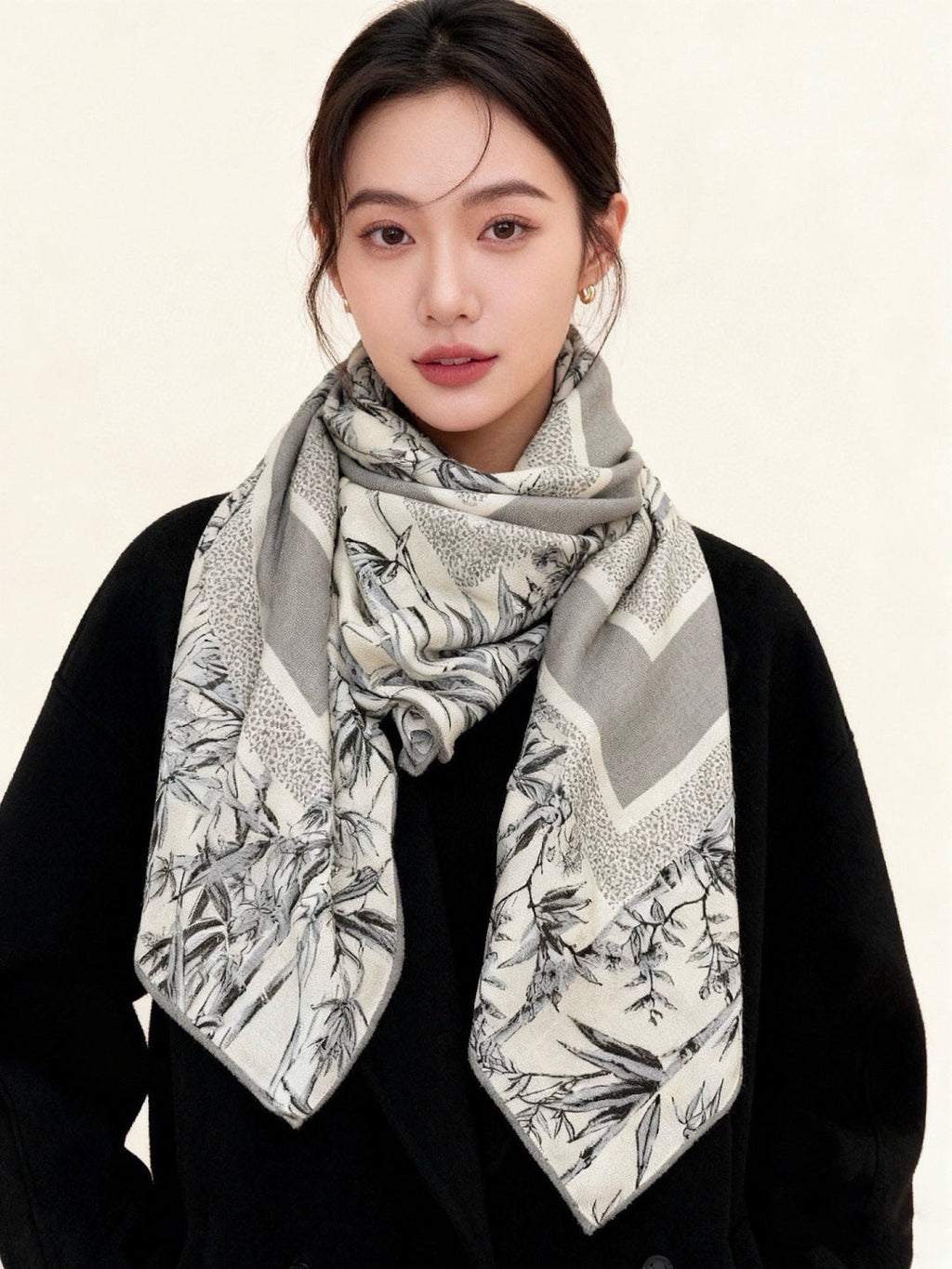 DIOR 26S SCARF 140CM IN CASHMERE SILK 304677