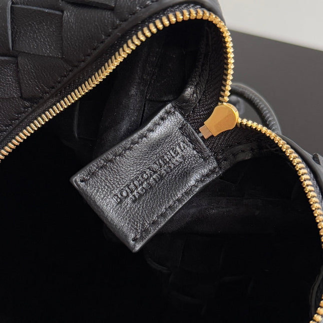 MINI LOOP CAMERA BAG 22 IN BLACK CALFSKIN