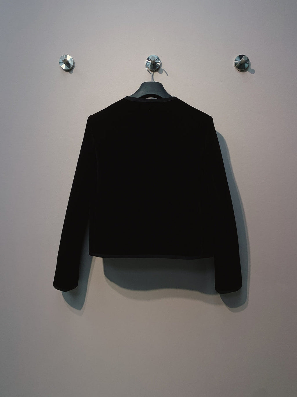 DIOR 25S ROUND-NECK VELVET JACKET 699