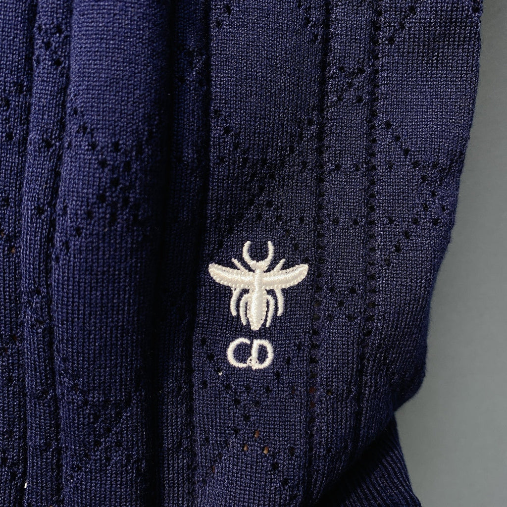 DIOR 26S SHORT-SLEEVE POLO SWEATER 1212