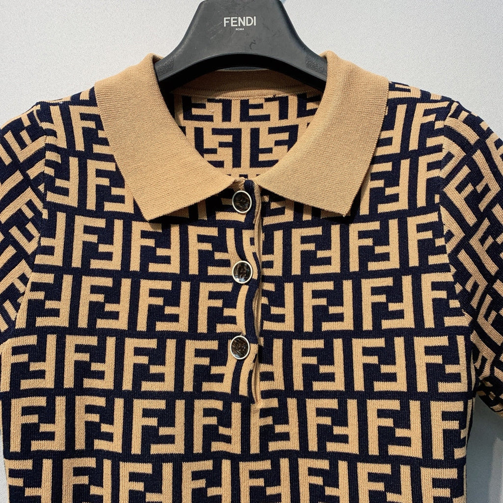 FENDI 26S SHORT SLEEVE POLO SHIRT 099