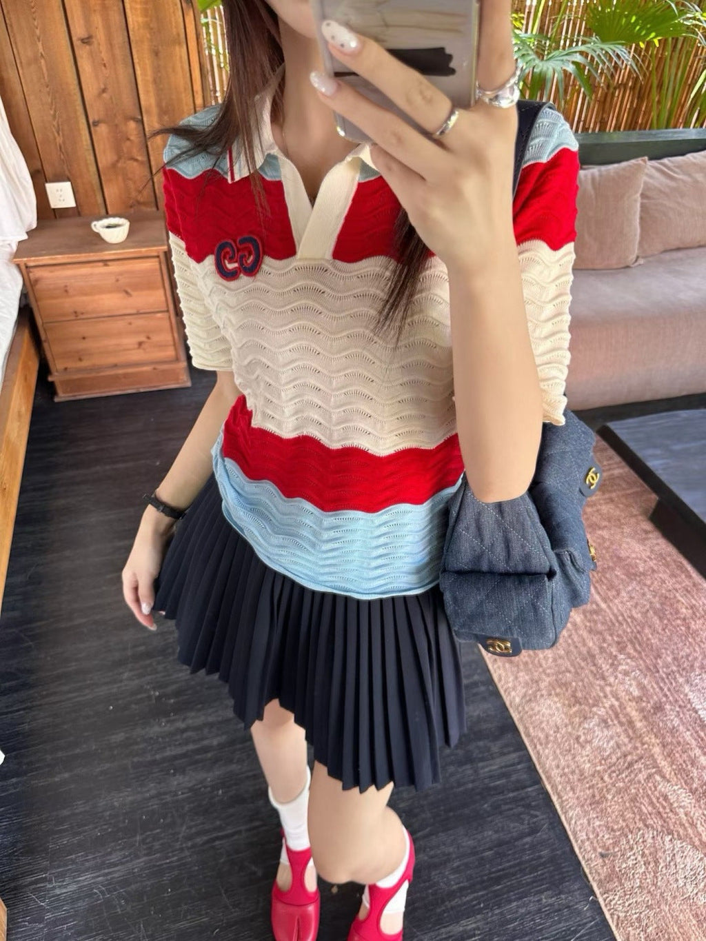 GUCCI 26S KNIT POLO SHIRT 303