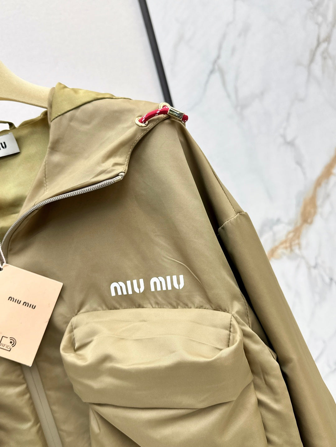 MIUMIU 26S HOODED JACKET 960