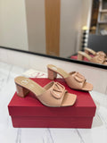 VALENTINO 26S HIGH-HEEL SANDALS 60 MM IN NUDE PINK PATENT CALFSKIN