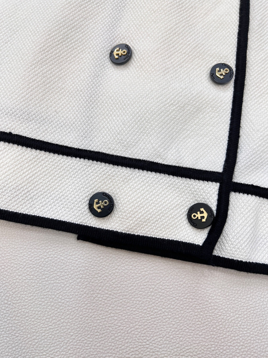 DIOR 25S CROPPED KNIT JACKET 833
