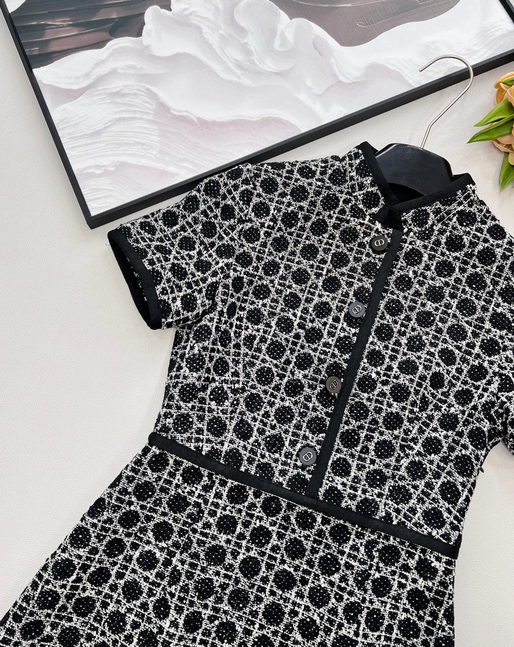 DIOR 26S SHORT-SLEEVE DRESS 979