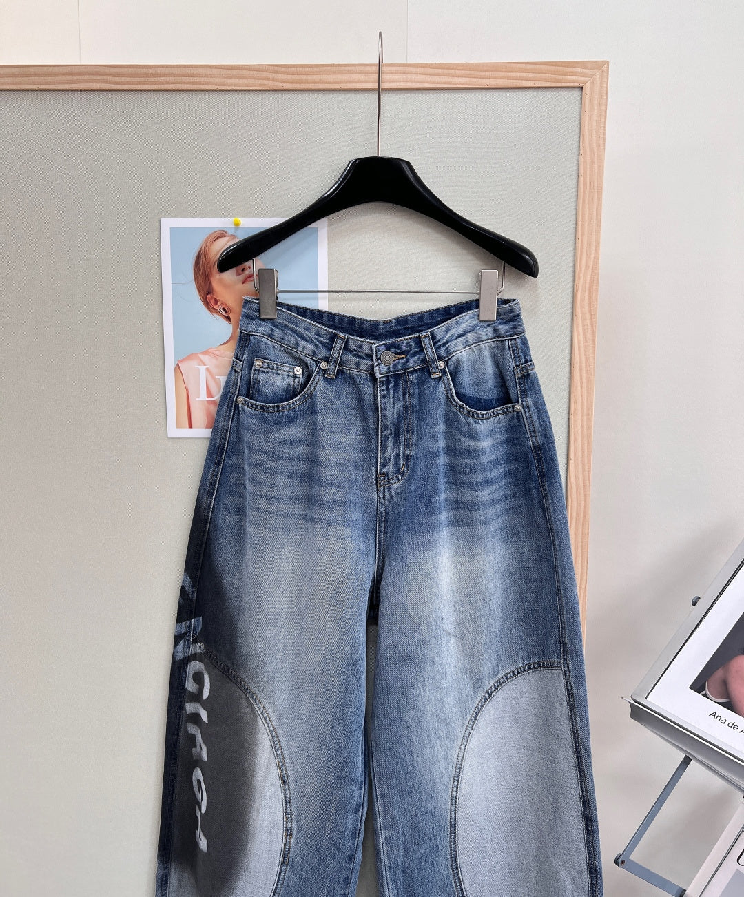 BALENCIAGA 26S WIDE LEG JEANS 007