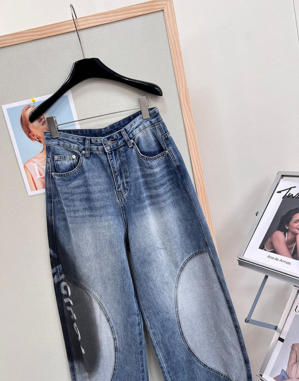 BALENCIAGA 26S WIDE LEG JEANS 007