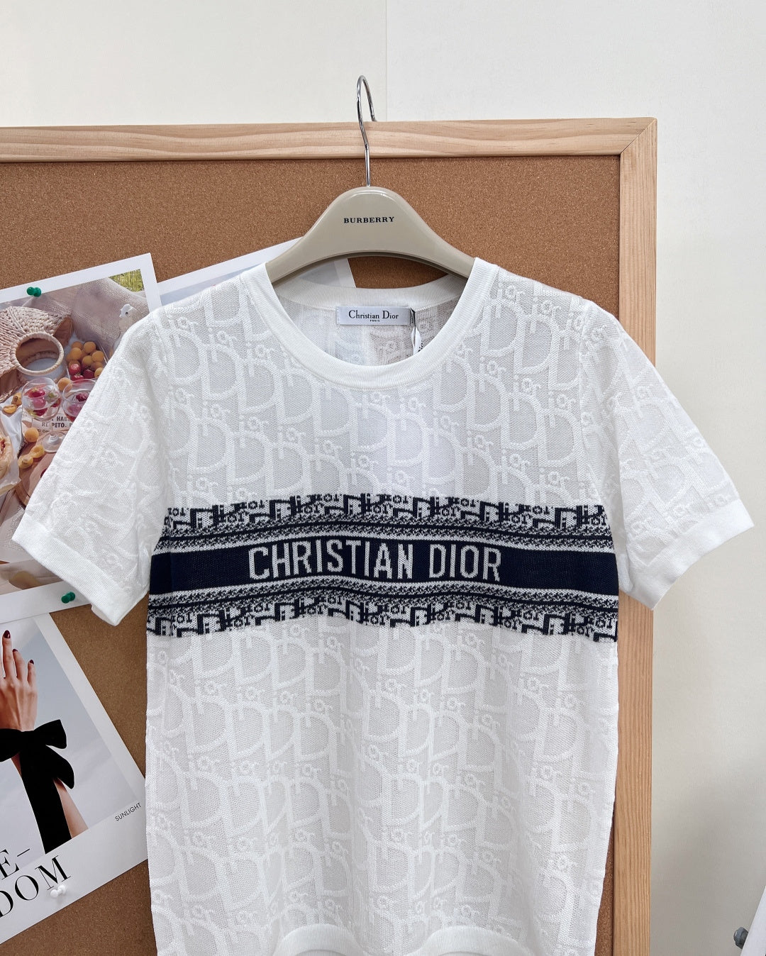 DIOR 26S SHORT-SLEEVED SWEATER 1245