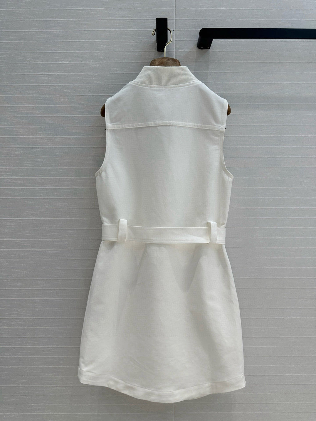 HERMES SLEEVELESS ZIPPER DRESS 276155