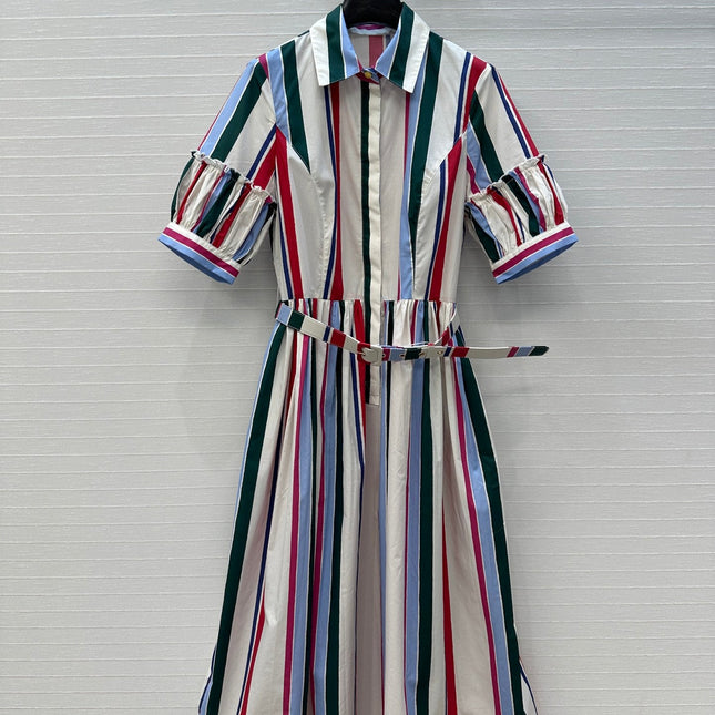 LA DOUBLEJ COTTON SHIRT DRESS 268353