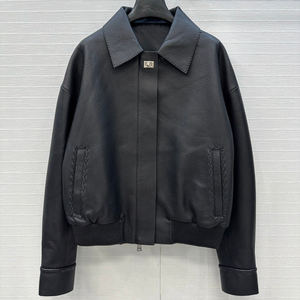 FENDI PREMIUM LEATHER JACKET 276192
