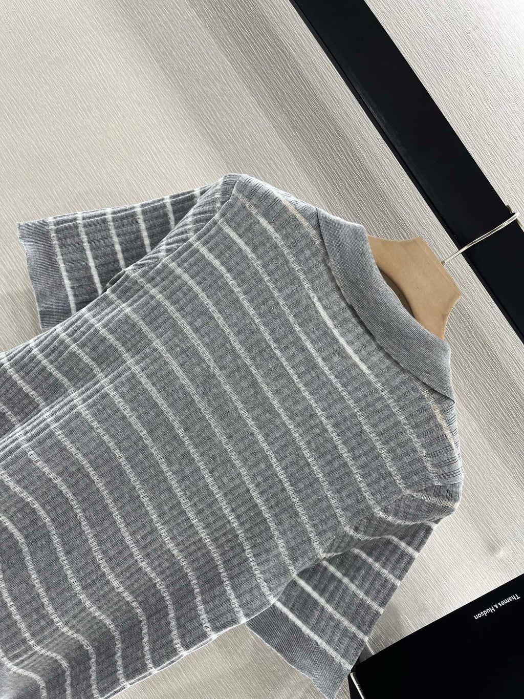 CHANEL SHORT SLEEVE KNIT TOP