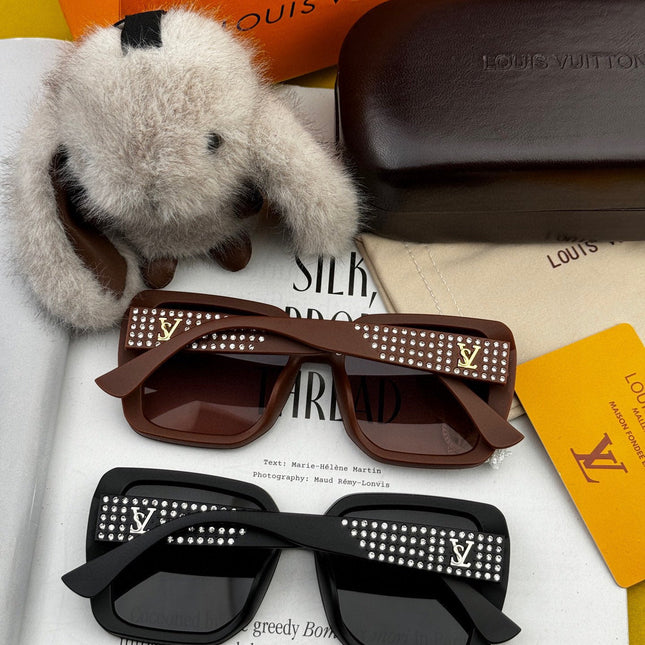 SQUARE JEWEL SUNGLASS L2990 IN ACETATE FRAME