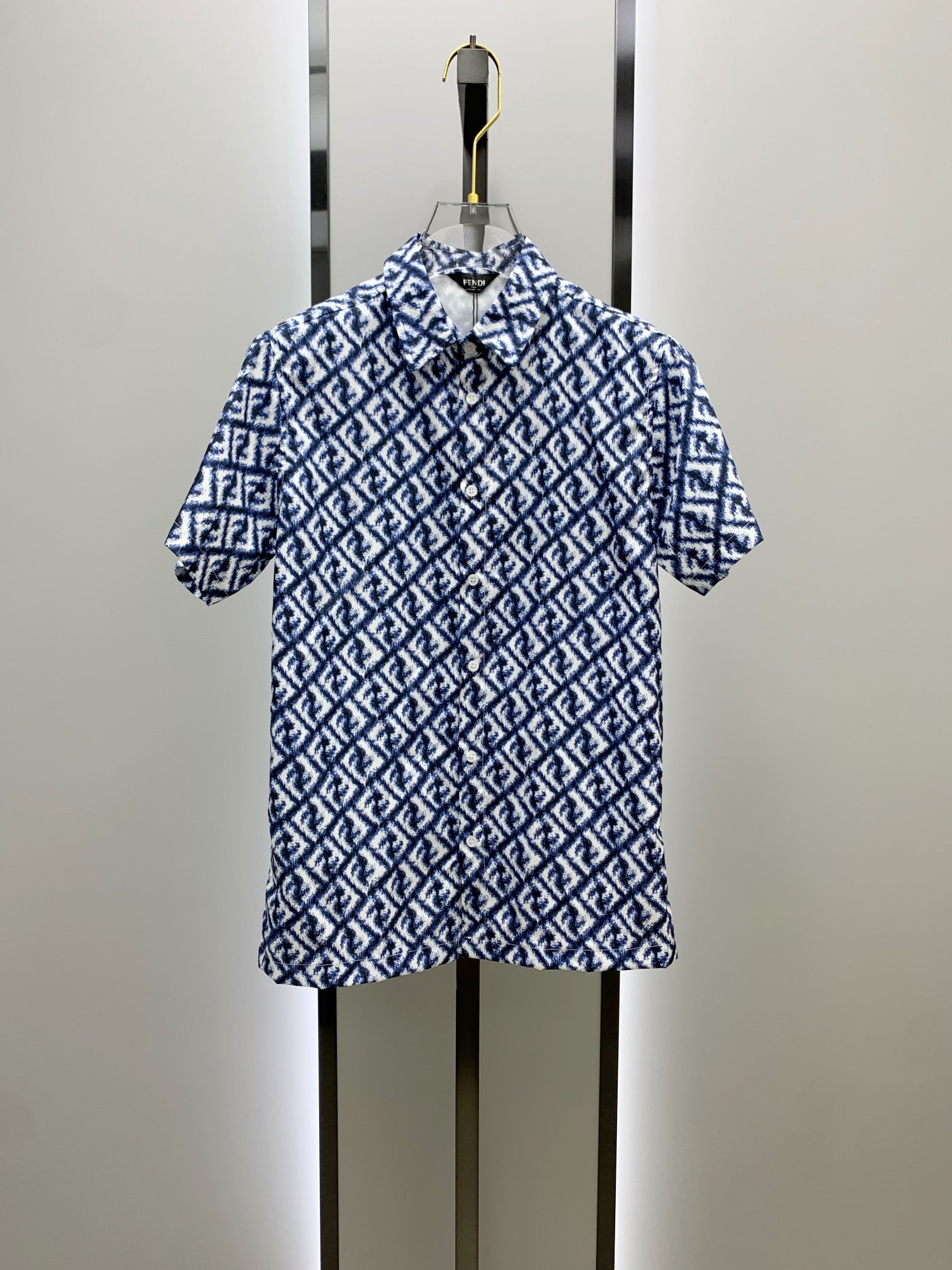 FENDI 26S SHORT SLEEVE COLLARED SHIRT SET 073