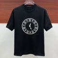 LV T-SHIRT IN BLACK PURE COTTON EMBROIDERED LOGO 238889