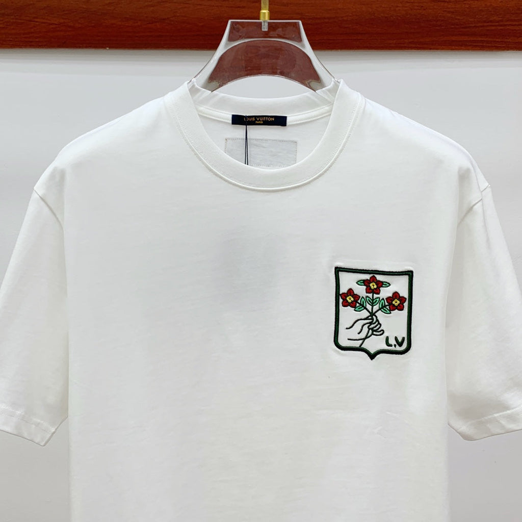 LV WHITE COTTON T-SHIRT 238892