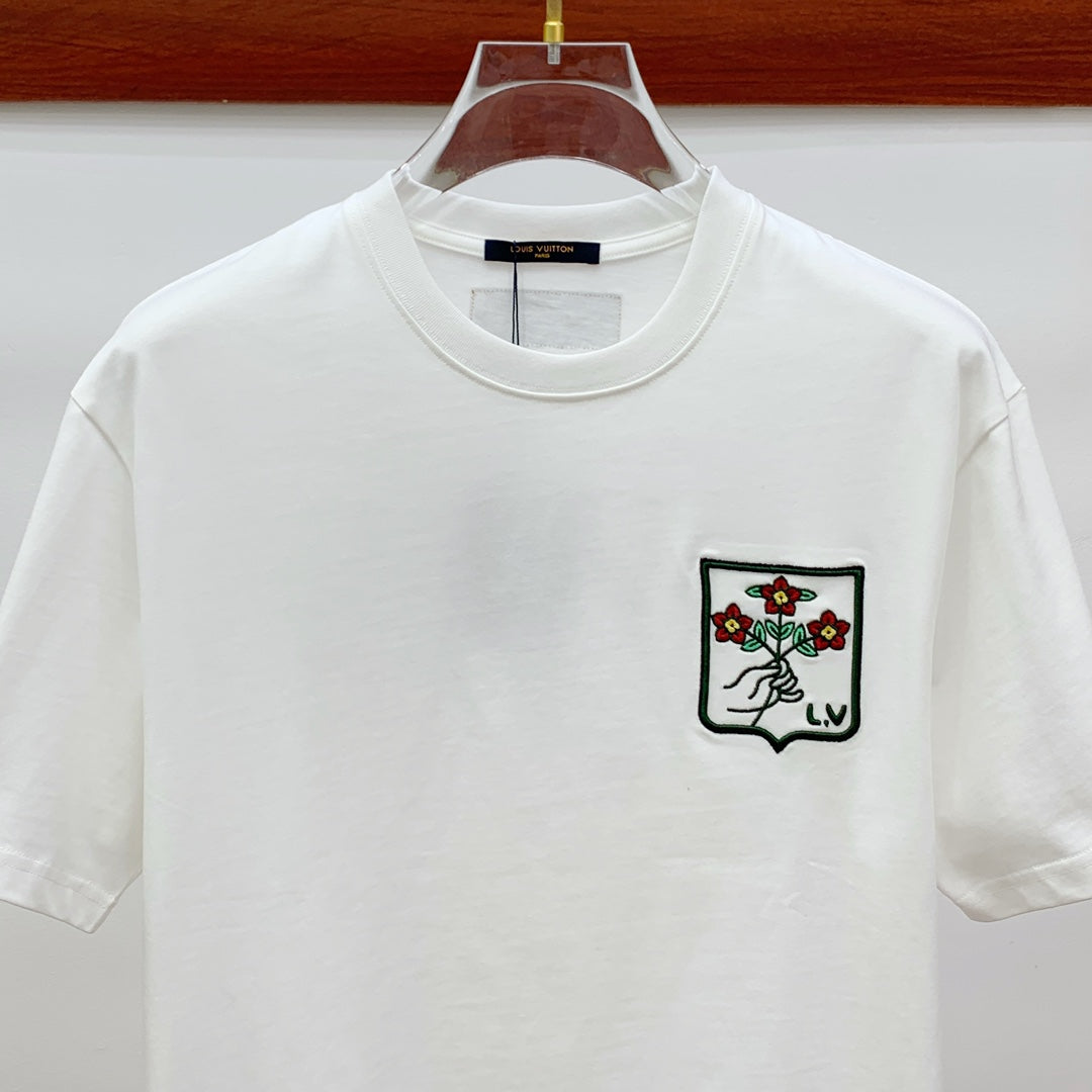 LV WHITE COTTON T-SHIRT 238892