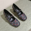 SWING HIGH MARY JANE 55 MM IN BLACK MONOGRAM CALFSKIN