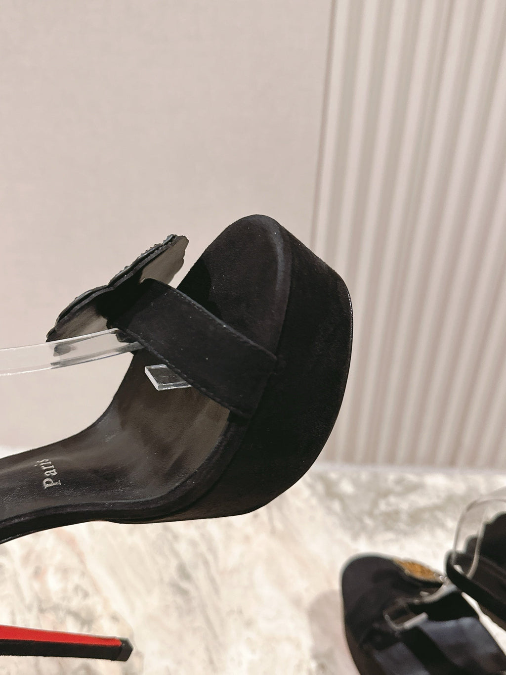 BEADED FLORAL EMBELLISHED STRAPPY SANDALS 135MM IN BLACK VELVET MIX CALFSKIN