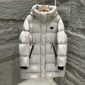 PRADA 25S LONG GOOSE DOWN COAT WITH HOOD 231