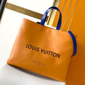 LV 26S SHOPPER TOTE 40 IN ORANGE CALFSKIN