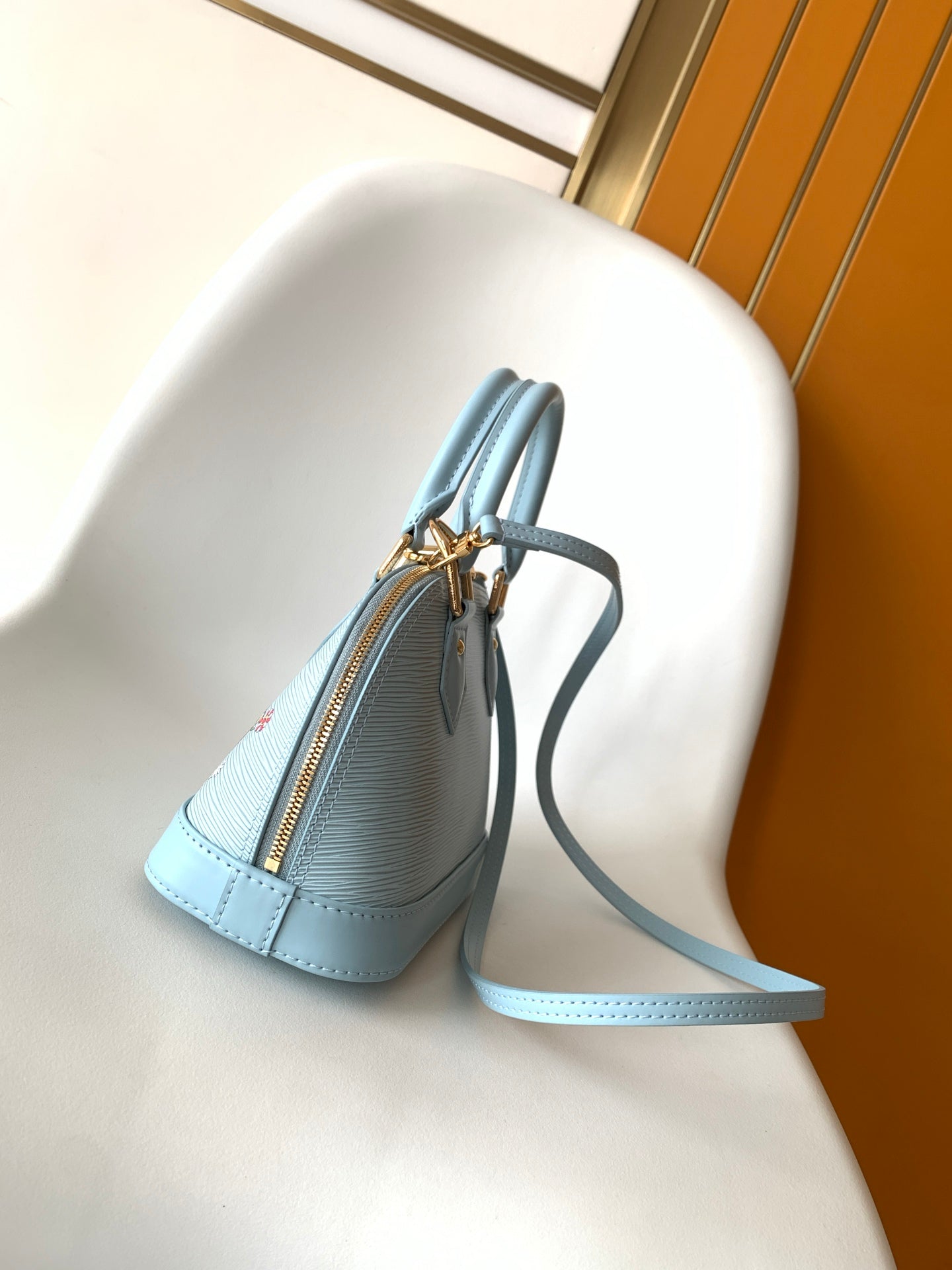 LV 26S ALMA BB BAG 23 IN LIGHT BLUE EPI LEATHER