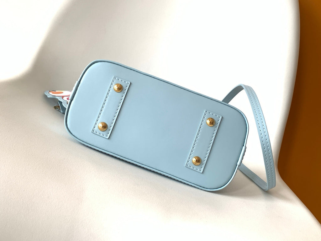 LV 26S ALMA BB BAG 23 IN LIGHT BLUE EPI LEATHER