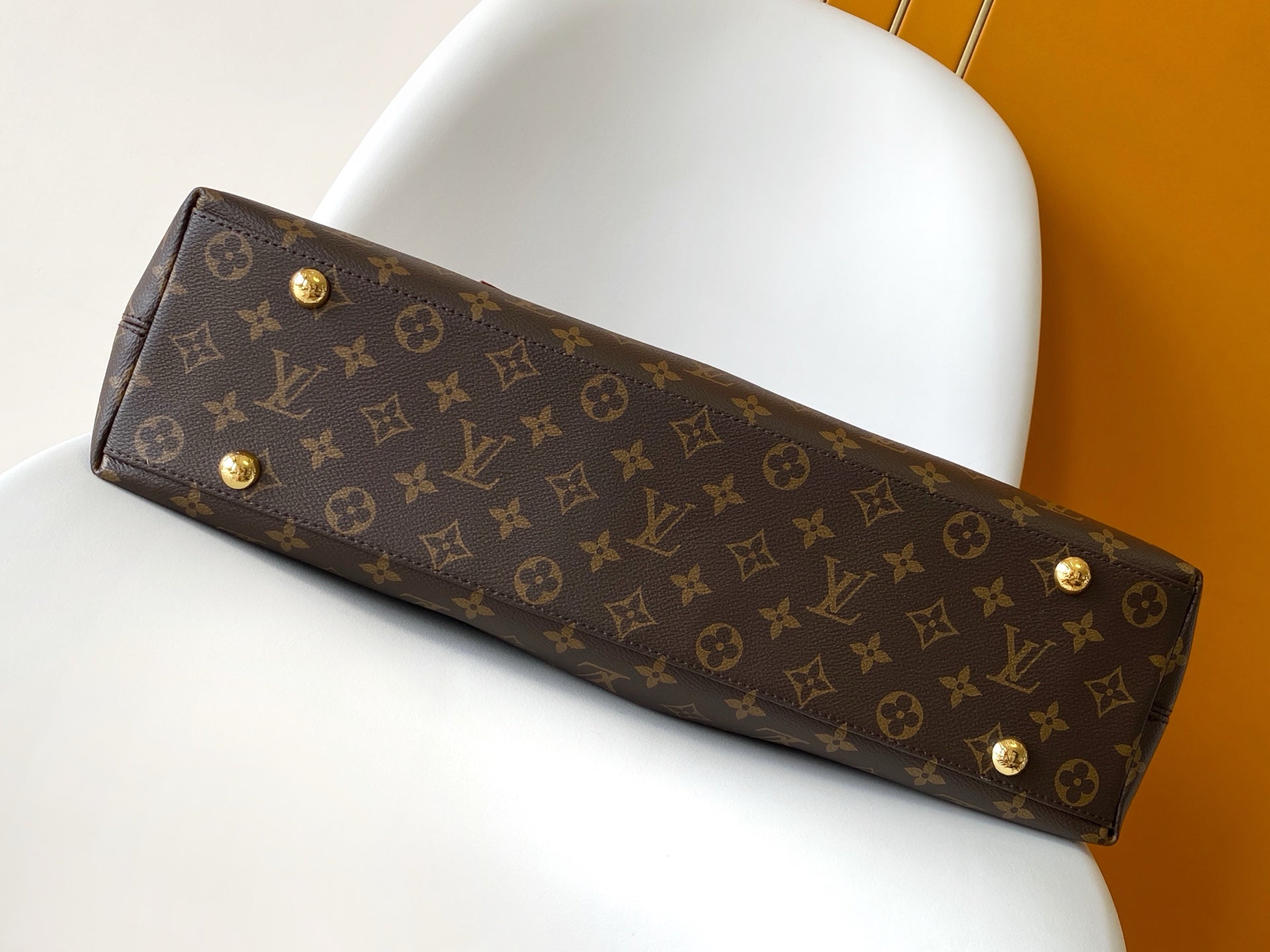 LV AGAIN BRAIDED HANDLE BAG 53 IN BROWN MONOGRAM CANVAS