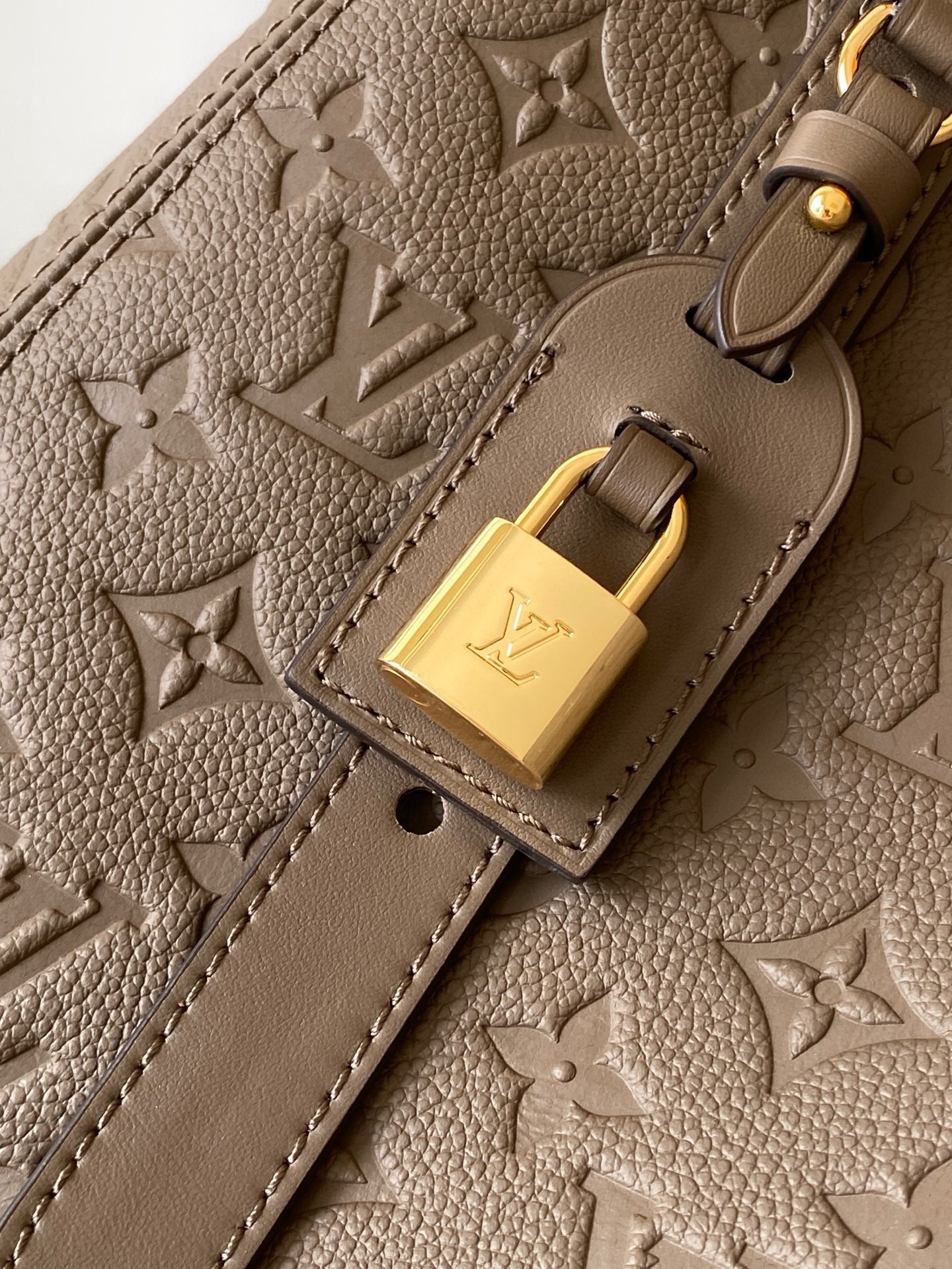 LV 26S ALL IN ONE BAG 56 IN TAUPE BROWN MONOGRAM EMPREINTE LEATHER