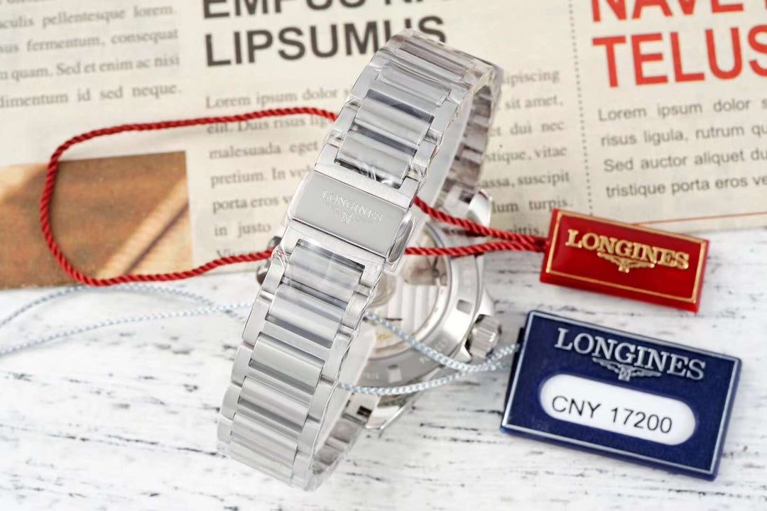 CONQUEST 34 MM WATCH SILVER CASE