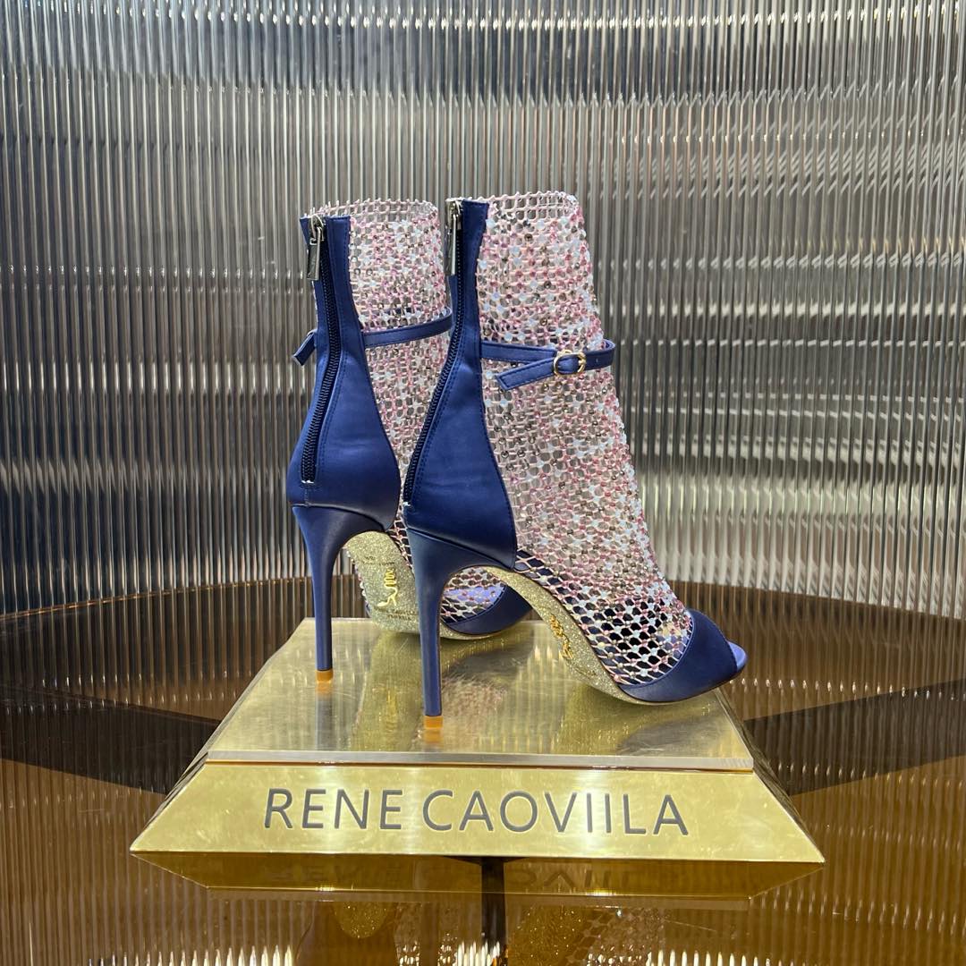 GALAXIA METALLIC ANTHRACITE SANDAL 95 MM CLASSIC BLUE