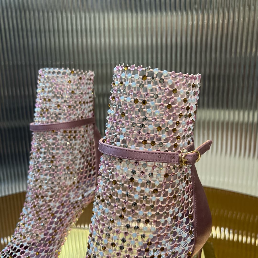 GALAXIA METALLIC ANTHRACITE SANDAL 95 MM TAFFY PINK