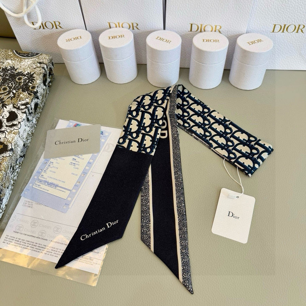 DIOR 26S SCARF 105CM IN SILK 309593