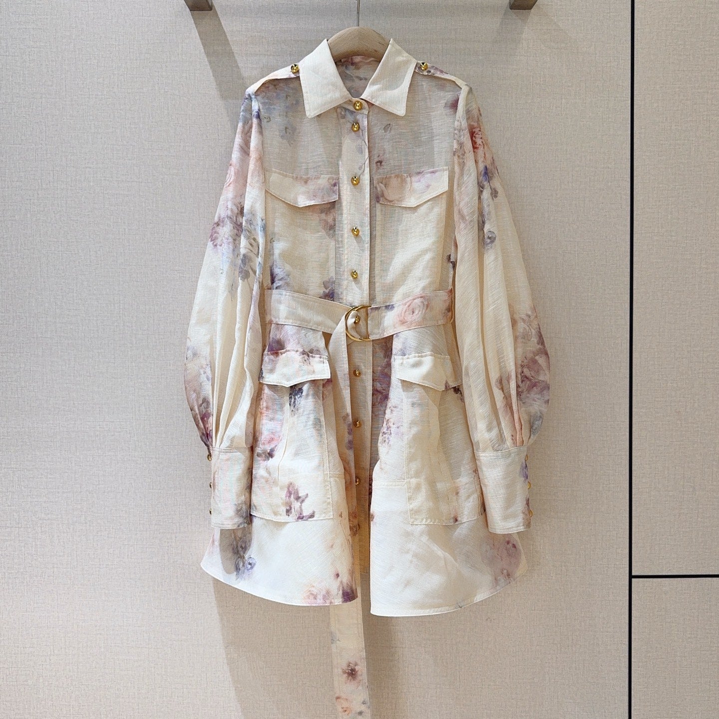 ZIMMERMANN 26 SHIRT MINI DRESS STYLE 236