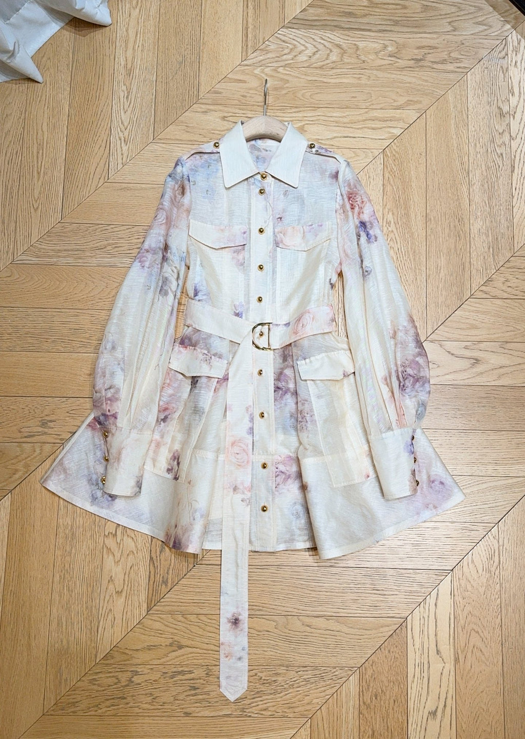 ZIMMERMANN 26 SHIRT MINI DRESS STYLE 236