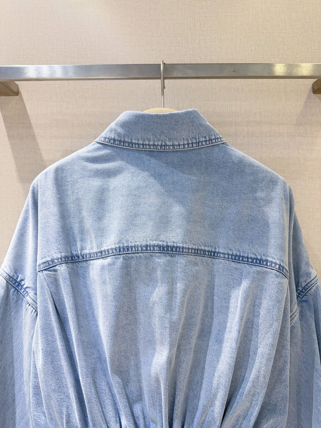 ZIMMERMANN 26 DENIM CROPPED SHIRT STYLE 238