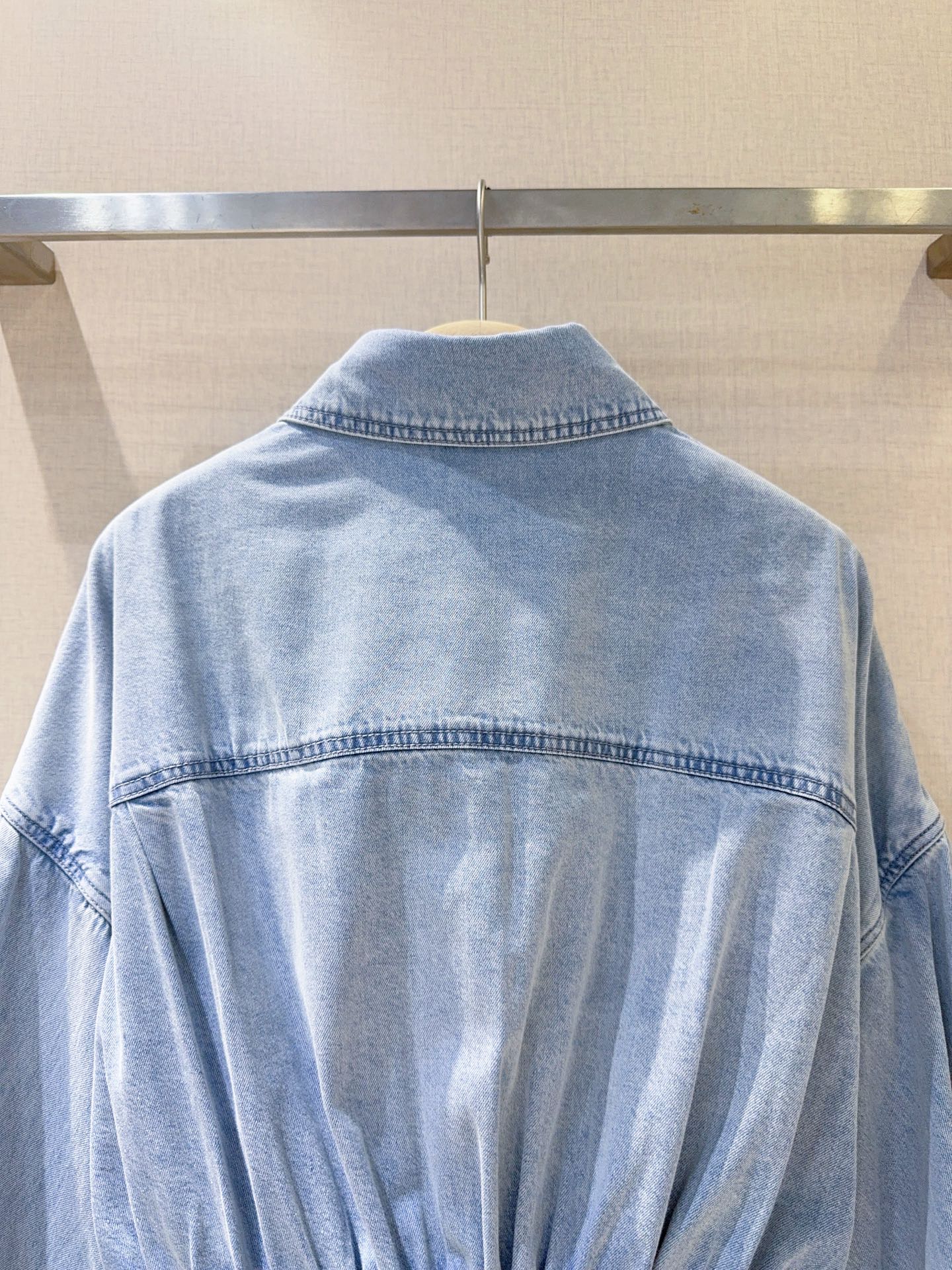 ZIMMERMANN 26 DENIM CROPPED SHIRT STYLE 238