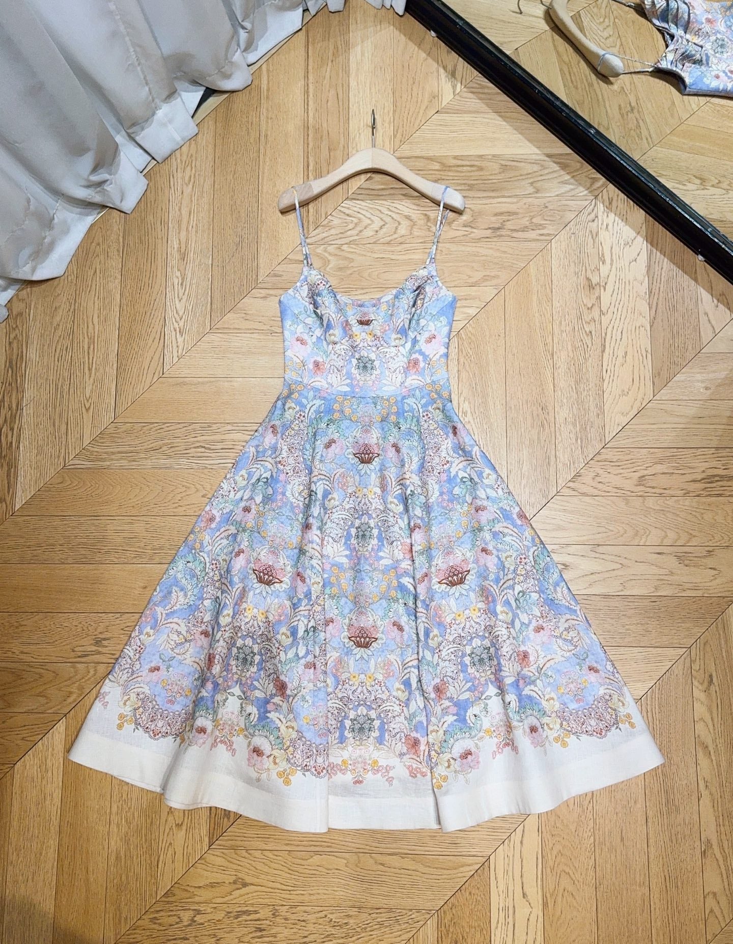 ZIMMERMANN 26 SPAGHETTI STRAP MIDI DRESS STYLE 239