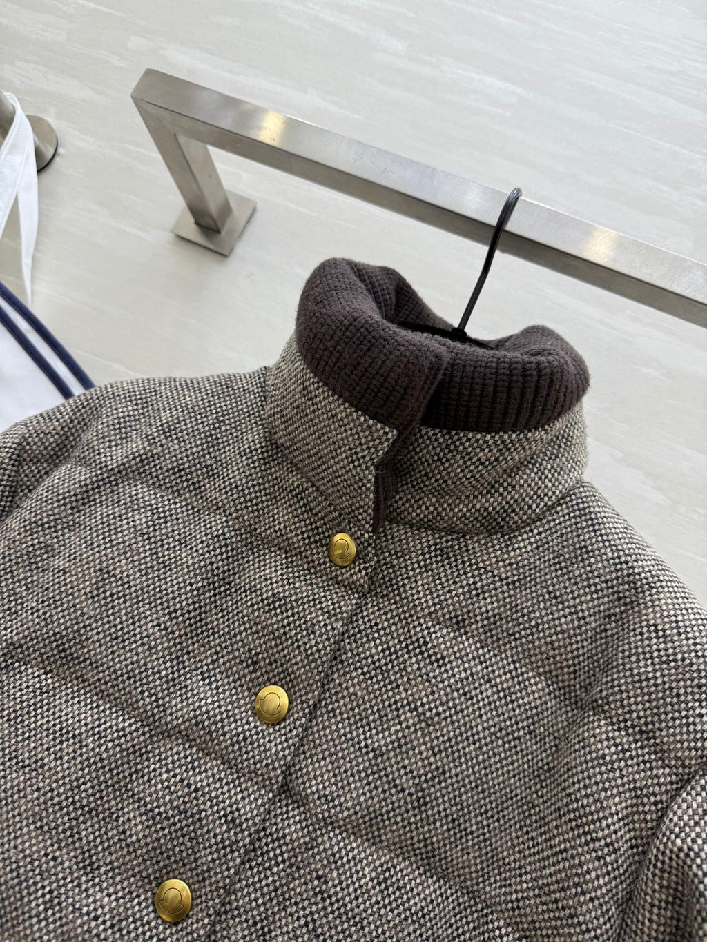 MONCLER 25S TWEED DOWN JACKET 307