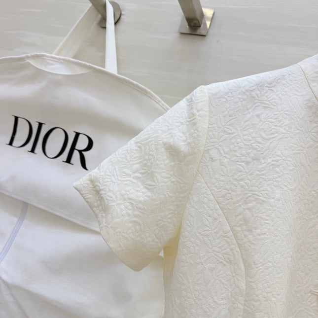 DIOR 26S SHORT-SLEEVE LONG DRESS 1071