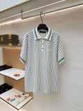 LV 26S SHORT-SLEEVED KNIT POLO SHIRT STYLE 205