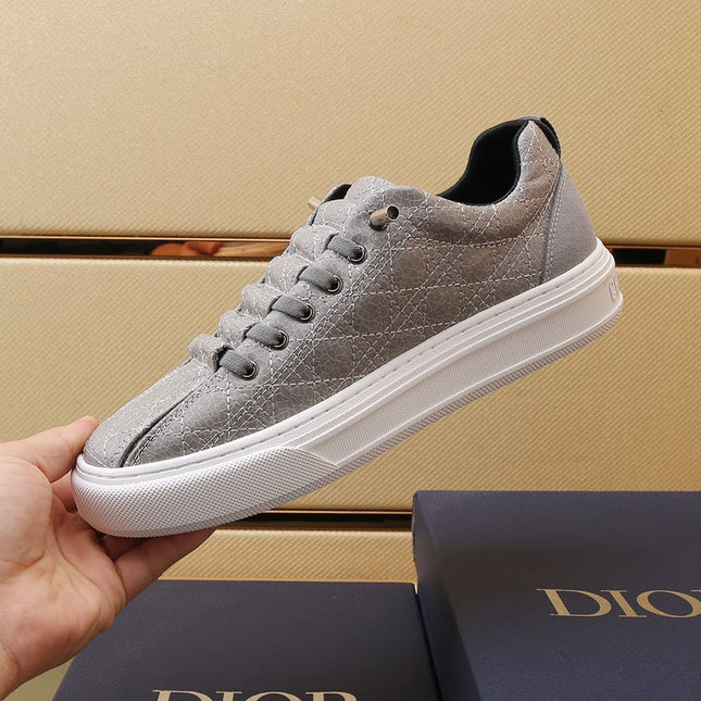 CD STYLISH SNEAKER GRAY CALFSKIN